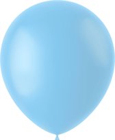 Poeder blauwe ballonnen 33 cm | 10 stuks