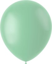 Mintgroene Ballonnen Powder Pistache 33cm 50st