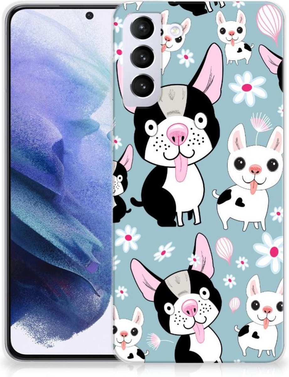 Samsung Galaxy S21 Plus TPU Hoesje Hondjes