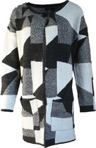 Cardigan black/white - One Size