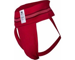 MM Sports The Original No. 10 Swimmer/Jogger Jockstrap 3 inch Red - MAAT M - Heren Ondergoed - Jockstrap voor Man - Mannen Jock