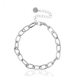 Schakelarmband Nea - Stainless steel - Roestvrij staal - (RVS) Zilverkleurig