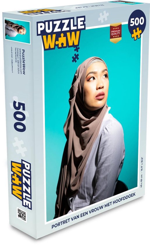 koper Tot ziens zakdoek Puzzel 500 stukjes Vrouwen - Portret van een vrouw met hoofddoek -  PuzzleWow heeft... | bol.com
