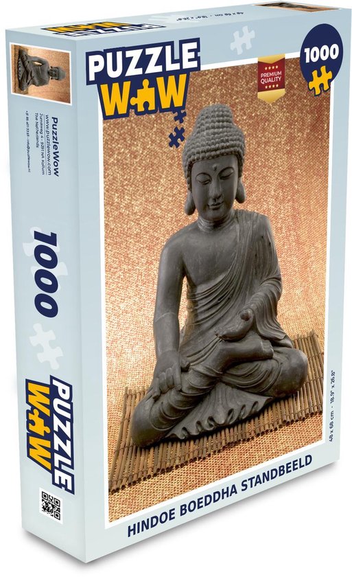 Puzzel stukjes volwassenen Boeddha 1000 stukjes - Hindoe Boeddha standbeeld | bol.com