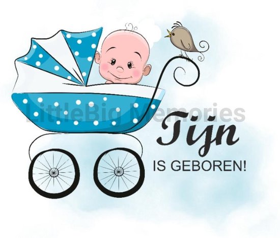 Raamsticker Baby - Hoera een jongen - raamsticker - muursticker - raam sticker - geboorte sticker - raam en deur stickers