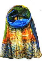HH - sjaal dames - sjaals - sjaal kunst - sjaal van gogh - sjaals - sjaal katoen - sjaal artistiek - sjaal diverse kleuren