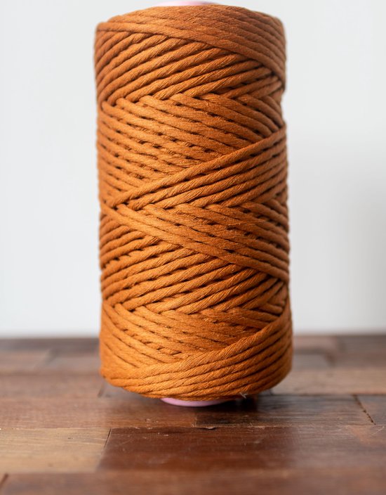 Sensy Premium 5 mm polyester touw, 100% polypropyleenkoord, 5 mm, gehaakte taskoord, macramé touw, gehaakte draad, cadeau voor breien (grijs