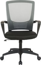 Luxe Ergonomische Bureaustoel - Grijs/Zwart - Bureaustoelen voor volwassenen - Office Chair Ergonomisch - Mesh