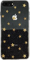 Casies Apple iPhone 11 Star Case - Hoesje met sterretjes en glitters - Soft case TPU - transparant