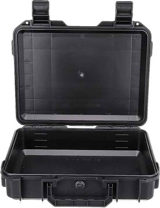 Koffer - Iron Case - Harde Cover voor  Canon EOS 800D | Zwart | Zelf Uitsnijden| Accessoires voor Spiegelreflexcamera / Bescherming / Protectie| Waterdicht - Iron Case