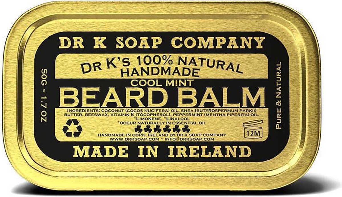 Dr K Soap Company baardbalm Cool Mint 50gr
