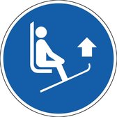 Til skipunten op sticker - ISO 7010 - M036 400 mm