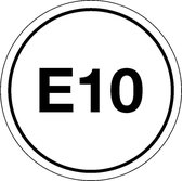 E10 benzine sticker 150 mm