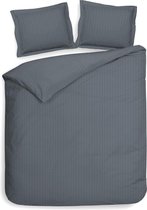 Premium Katoen/Satijn Extra Breed Dekbedovertrek Hotel Linnen Blauw | 260x200/220 | Luxe En Comfortabel | Hoogwaardige Kwaliteit