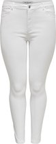 ONLY CARMAKOMA CARAUGUSTA HW SKINNY WHITE DNM NOOS Dames Jeans - Maat 54 X L32