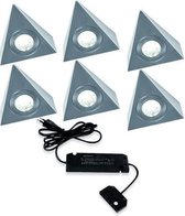 Keukenverlichting | THEBO | Tri-point | set van 6