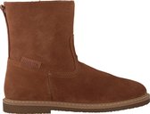 Ton & Ton Meisjes Enkellaarsjes Pl20w041 - Cognac - Maat 31