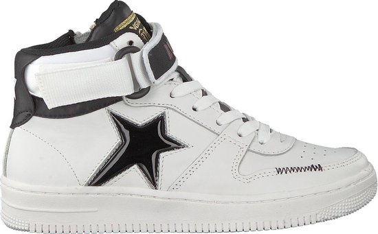 Vingino Meisjes Hoge sneakers Lotte Mid - Wit - Maat 37 | Bestel nu!