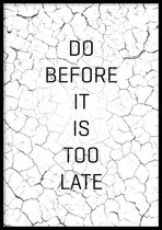 Poster Do It - 50x70 cm - Motivational Poster - WALLLL