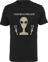 Heren - Mannen - Modern - Dikke kwaliteit - Alien - Peace T-Shirt
