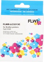 FLWR - Inktcartridge / LC-3211 / Cyaan - Geschikt voor Brother