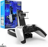 MIRO Playstation 5 Oplaadstation 2 Controllers DualSense Docking Station PS5 Accessoires Zwart