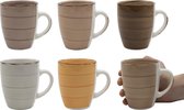 Zandkleurige mok (6 stuks) - Aardewerk - Koffiemokken - Koffiekopjes