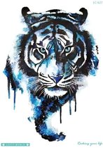 Temporary tattoo | tijdelijke tattoo | fake tattoo | tijger - tiger | 150 x 210 mm