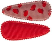 Setje baby haarspeldjes girl flower | Roze, Rood | Baby