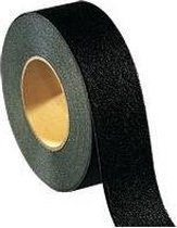 Anti slip tape, voor gestructureerde oppervlakken 50 mm Zwart