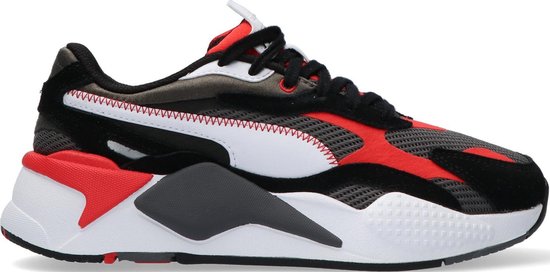 Puma Jongens Lage sneakers Rs-x3 Twill Airmesh Jr - Rood - Maat 38 | bol.com
