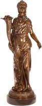 Personificatie van de Zomer - Bronzen beeld - Gedetailleerd sculptuur - 85,4 cm hoog