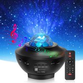 Hei Bai® - Sterren Projector met Afstandsbediening - Zwart  -  Muziekbox met Bleuthooth - Galaxy Projector - Sterrenhemel Projector - USB