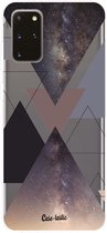 Casetastic Samsung Galaxy S20 Plus 4G/5G Hoesje - Softcover Hoesje met Design - Galaxy Triangles Print