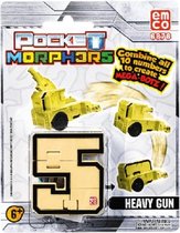 Pocket Morphers - cijfer 5 - Heavy gun  - beige