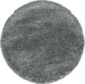 Tapis Himalaya Pearl Soft Round Shaggy Long Pile Gris Clair - 200 CM ROND