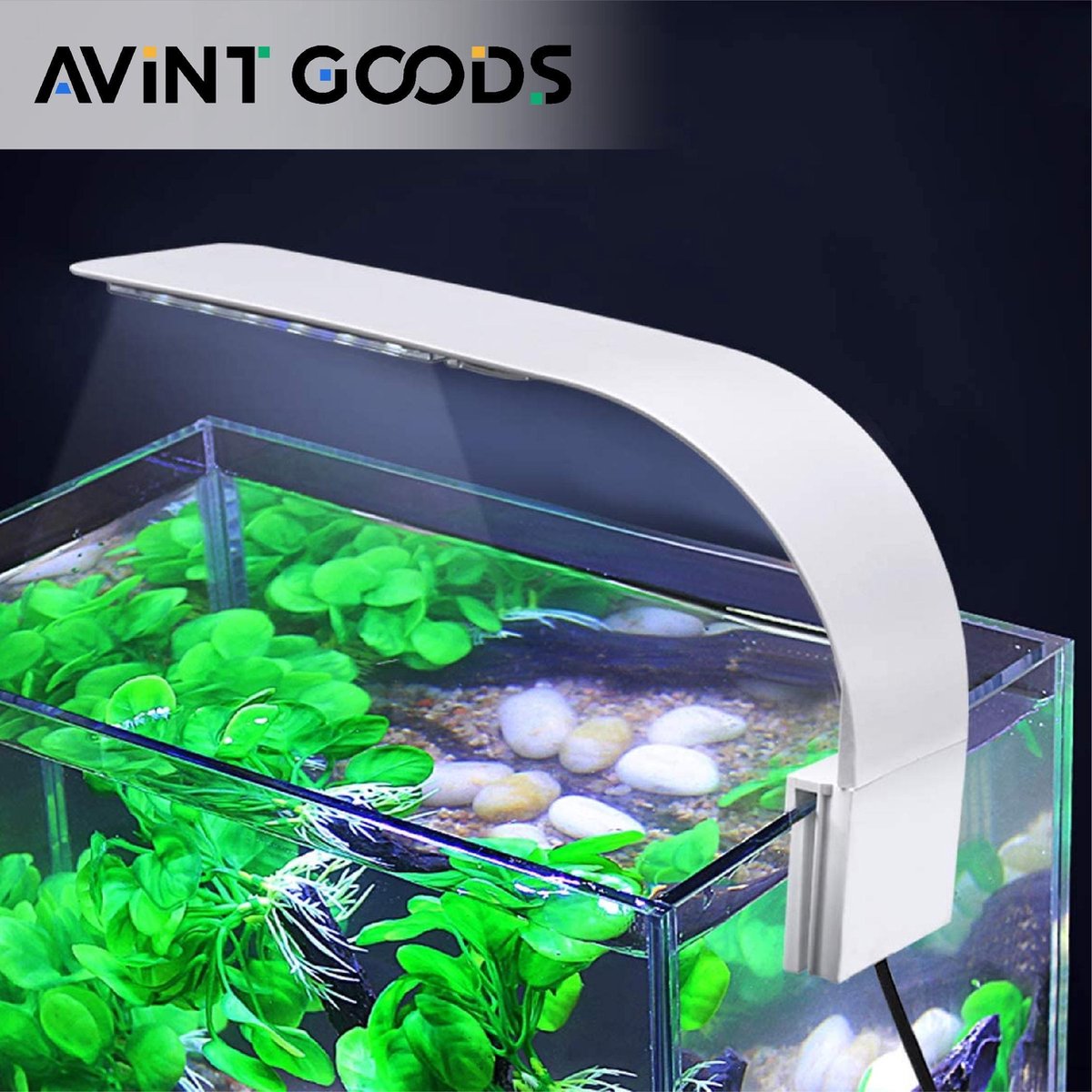 AVINT GOODS® Aquarium verlichting LED Vissenkom 1 Meter snoer