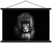 Sweet Living Poster - Baboon - 0 X 0 Cm - Zwart En Wit