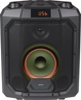 Medion Bluetooth Speaker (P61988) - Party Speaker - Boombox - USB / MP3 player - Trolleyhandvat en Wieltjes - Zwart