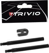 2x Ventielverlengers Trivio - 2x Ventielverlengers Trivio 70mm