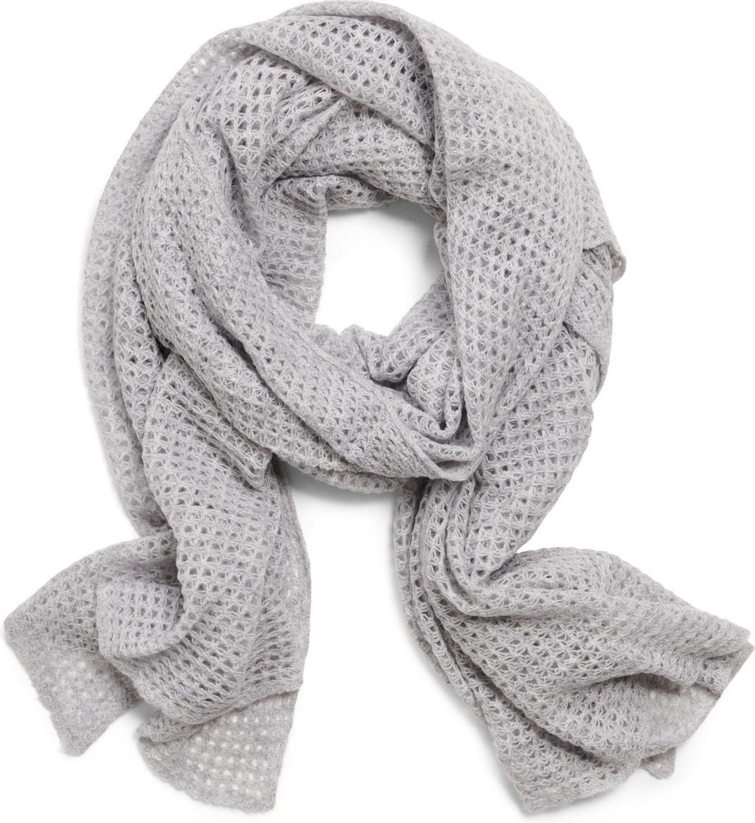 Cashmere and Scarves - Sjaal Anna - Husky Grey / Grijs - Samenstelling 90% Wool / 10% Cashmere