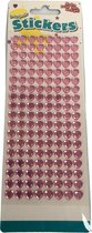 Stickers strass steentjes hart - roze - knutselspullen - decoratie - hobby - knutsel - versiering - maken - cadeau - plakken