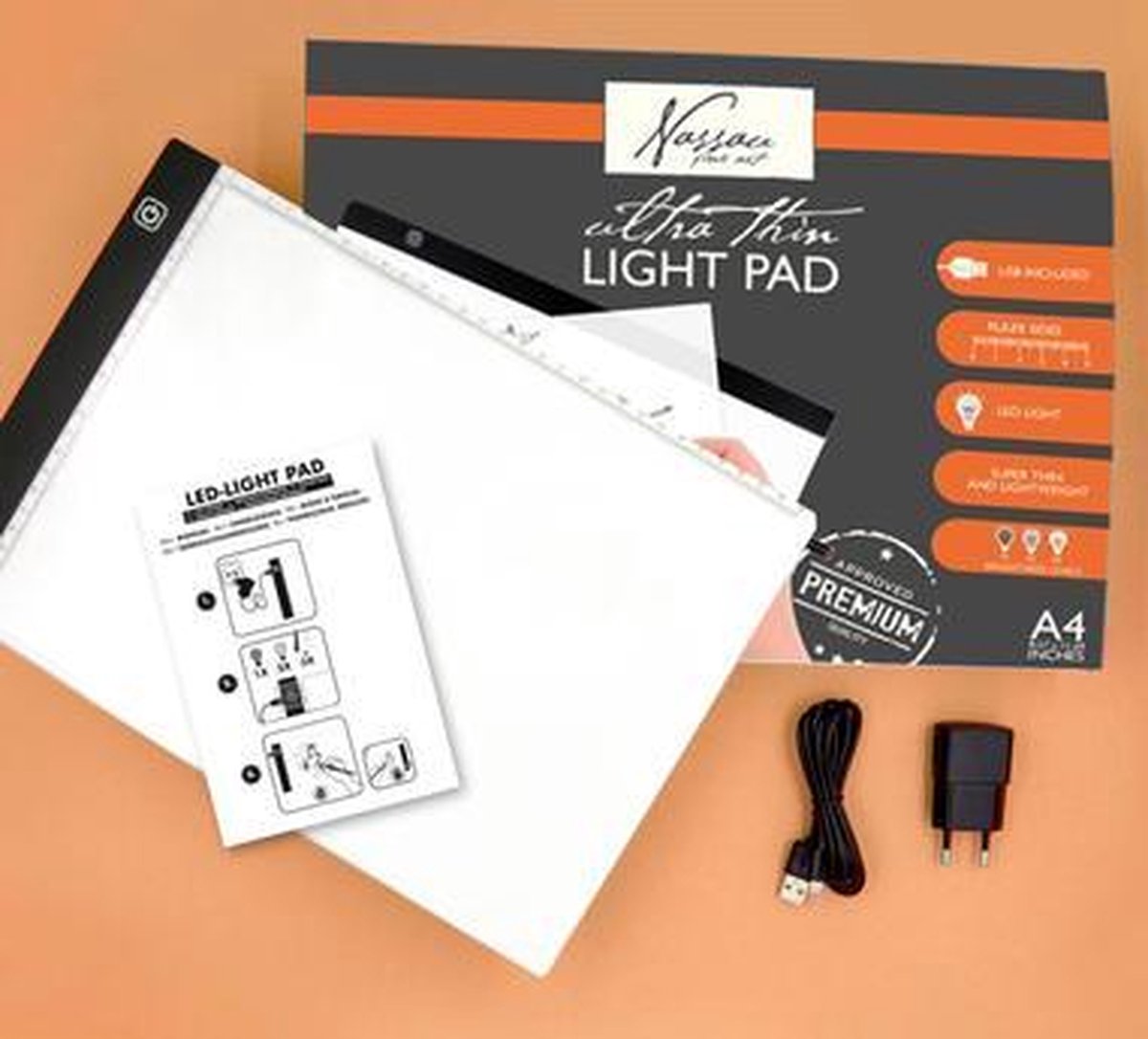 Ejoyous A Mené la Lumière Pad A4 LED Slim Art Artisanat Dessin