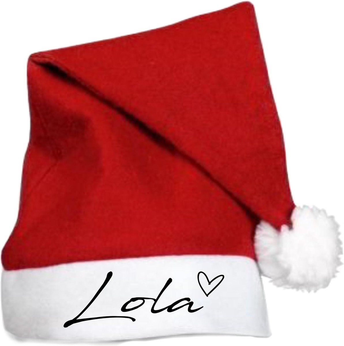 Kerstmuts met naam - kerstmuts gepersonaliseerd
