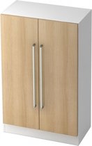 Wandkast - Wit/Eik - 80 x 42 x 127 cm - Signa G 7550 CE