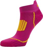 Uphillsport Hardloopsokken L1 Low Polypropyleen Roze/geel Mt 39-42