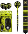 Winmau Michael van Gerwen Ambition Black Coated Brass - Dartpijlen - 24 Gram