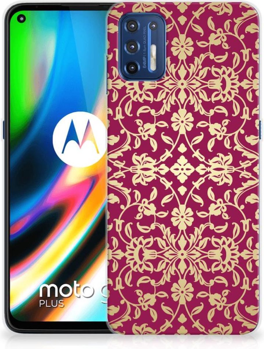 Siliconen Hoesje Motorola Moto G9 Plus Barok Pink