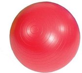 All4Fysio Gymbal 55 cm | Zitbal | Fitnessbal | Yogabal met pomp | Rood