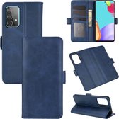 Samsung Galaxy A52 / A52s hoesje, Luxe wallet bookcase, Blauw | GSM Hoesje / Telefoonhoesje Geschikt Voor: Samsung Galaxy A52 / Galaxy A52s
